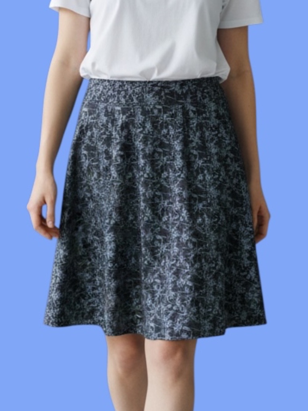 Tropical Island-Themed Skort – Size Large, Stretch Waist